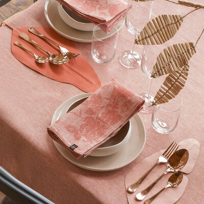 Serviette Casual Natté Leinen